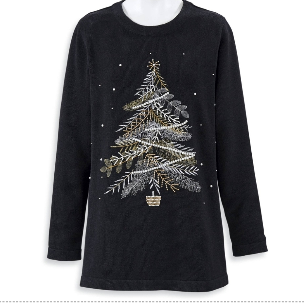 Serengeti Holiday Sweater Tunic Size XL
